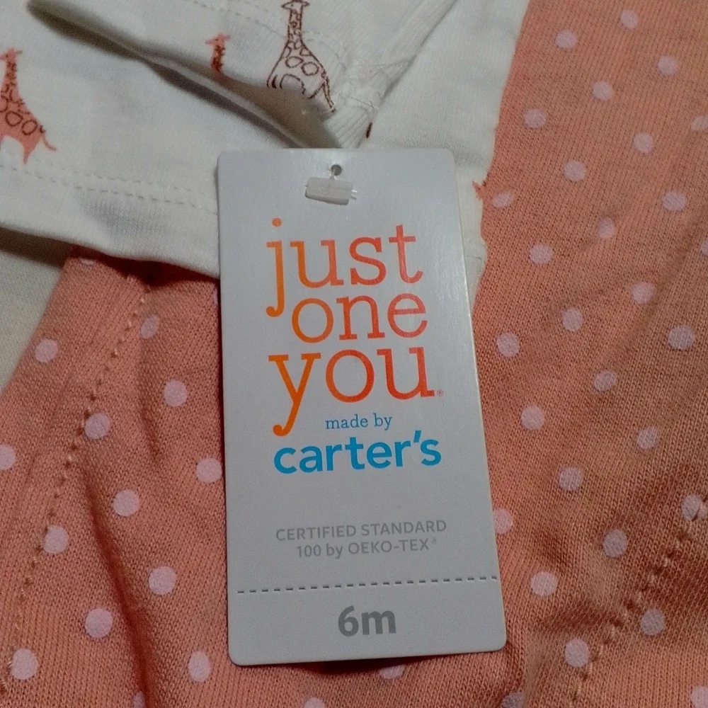 NWT Carter's two piece overalls matching set